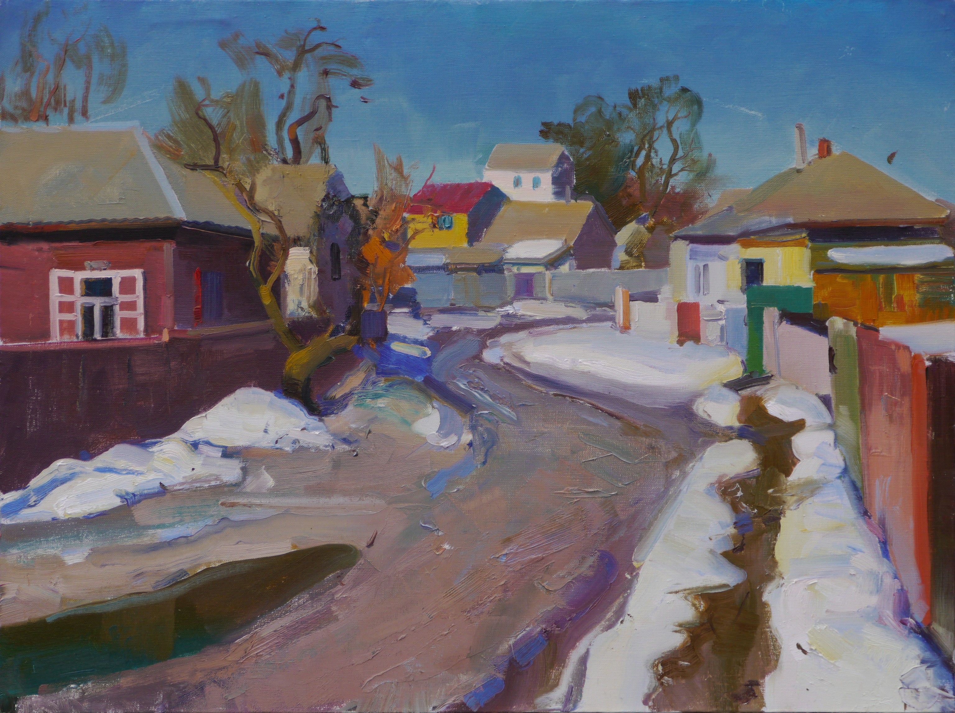 Victor Onyshchenko, Decembrists Street. Spring Victor Onyshchenko, Decembrists Street. Spring