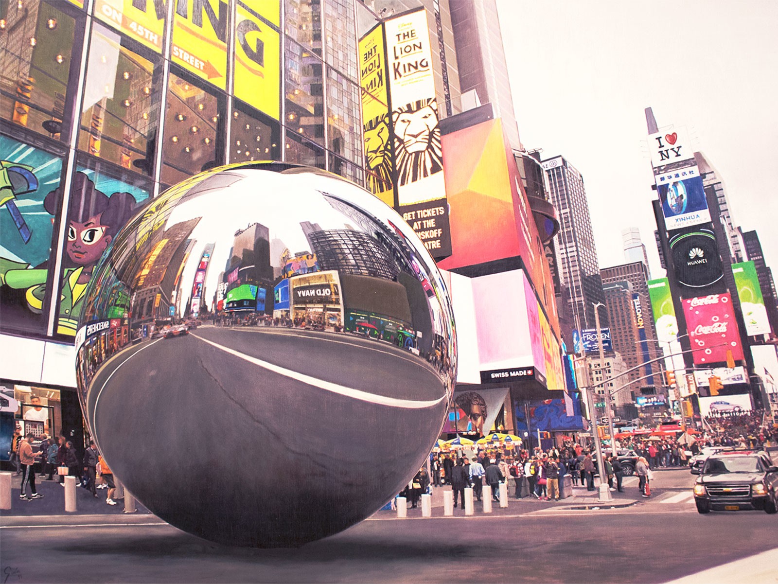 Miguel Guía, City's soul reflection NY 2 (Encadrée) Miguel Guía, City's soul reflection NY 2 (Encadrée)