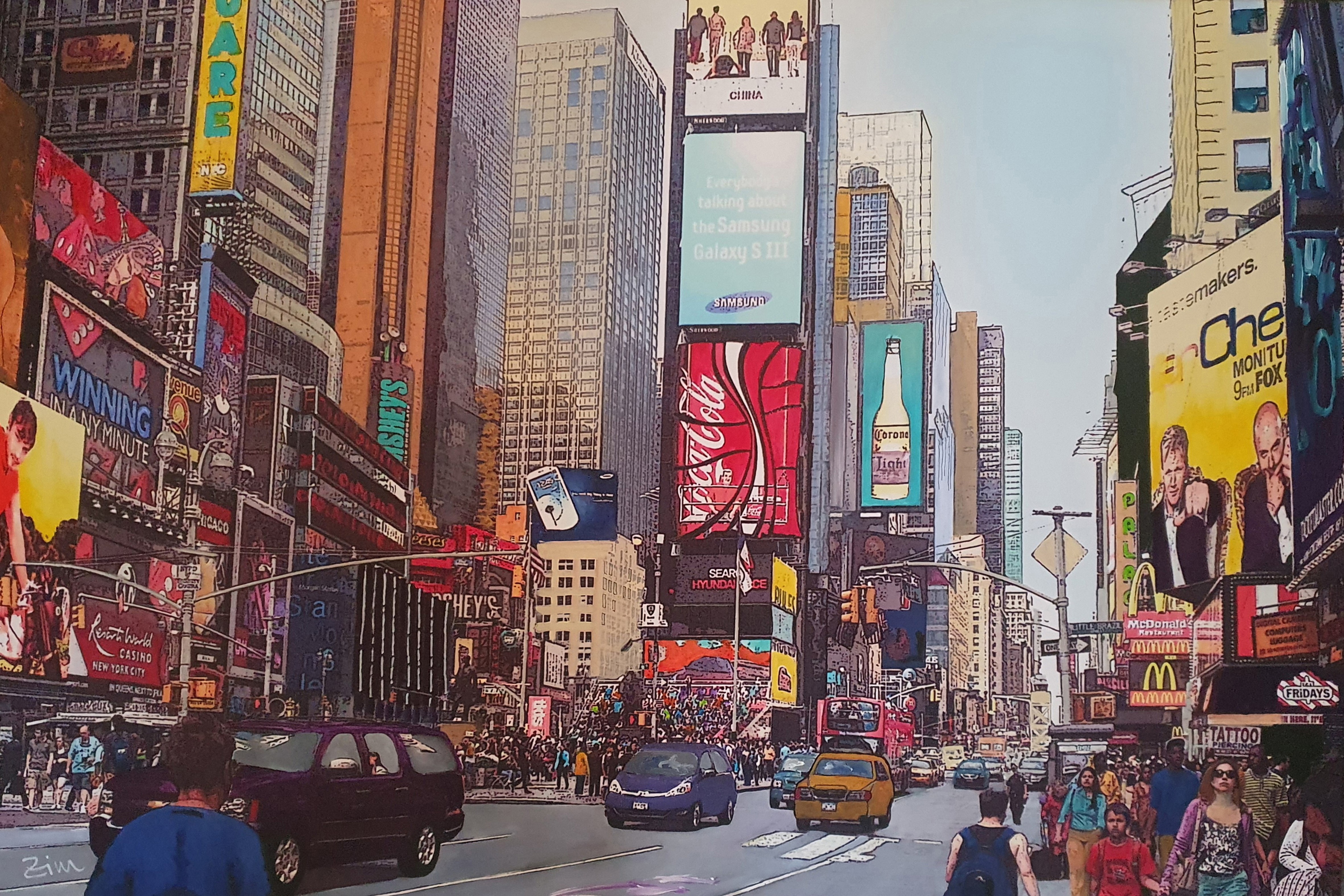Marion Zimmermann, Times Square XVII Marion Zimmermann, Times Square XVII