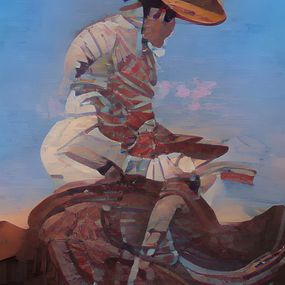 Gemälde, Mexican Rider, Mateo Vegas