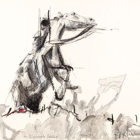Dibujo, La multitude déchue (dessin n° 31), Peter Gnass