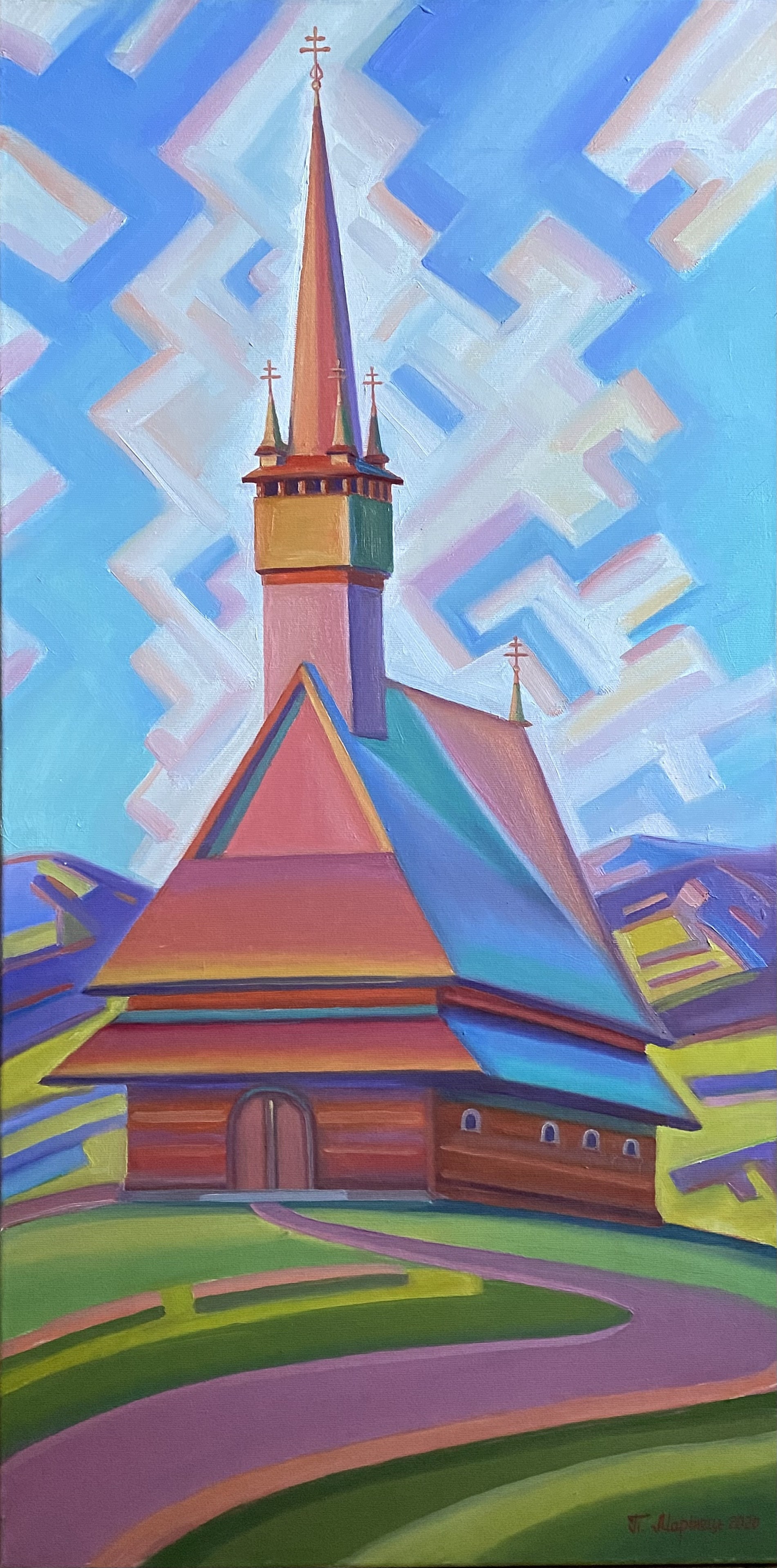 Pavlo Marinets, Church in Apsha Pavlo Marinets, Church in Apsha
