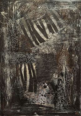 Painting, African dinner, Nataliia Svitlychna