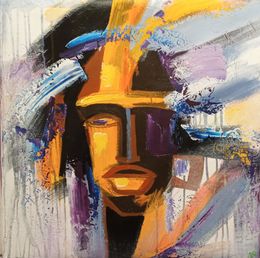 Painting, The leader knows everything, Nataliia Svitlychna