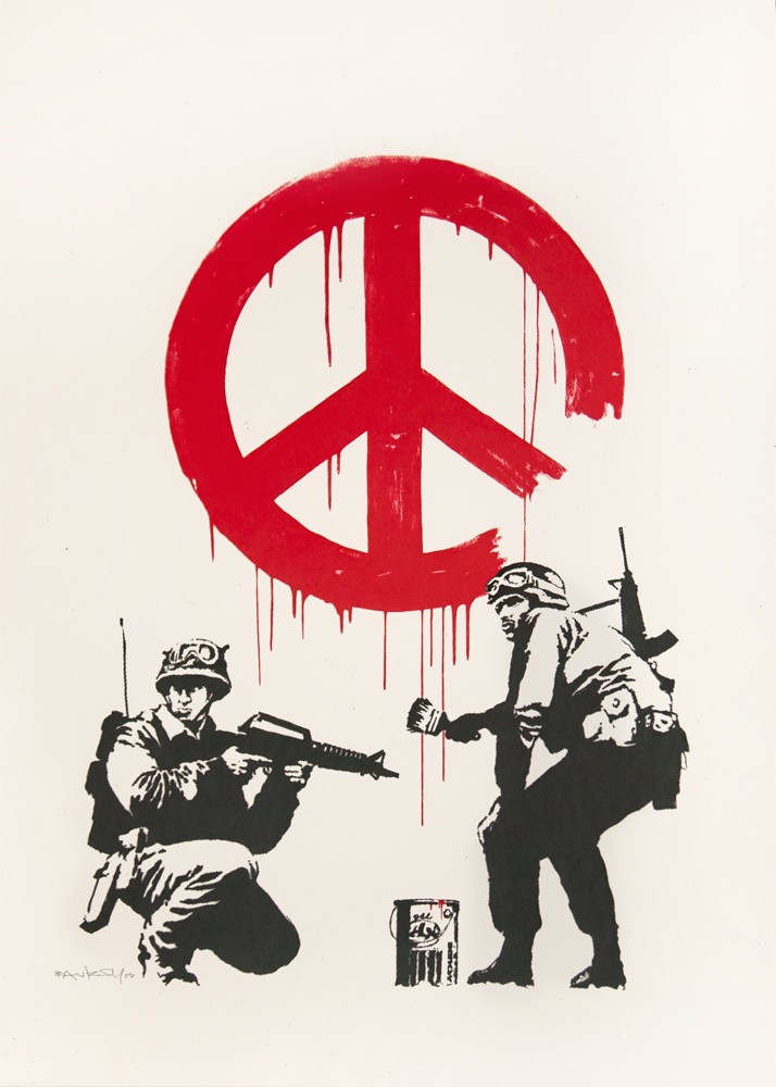 Banksy, CND (Signed) Banksy, CND (Signed)