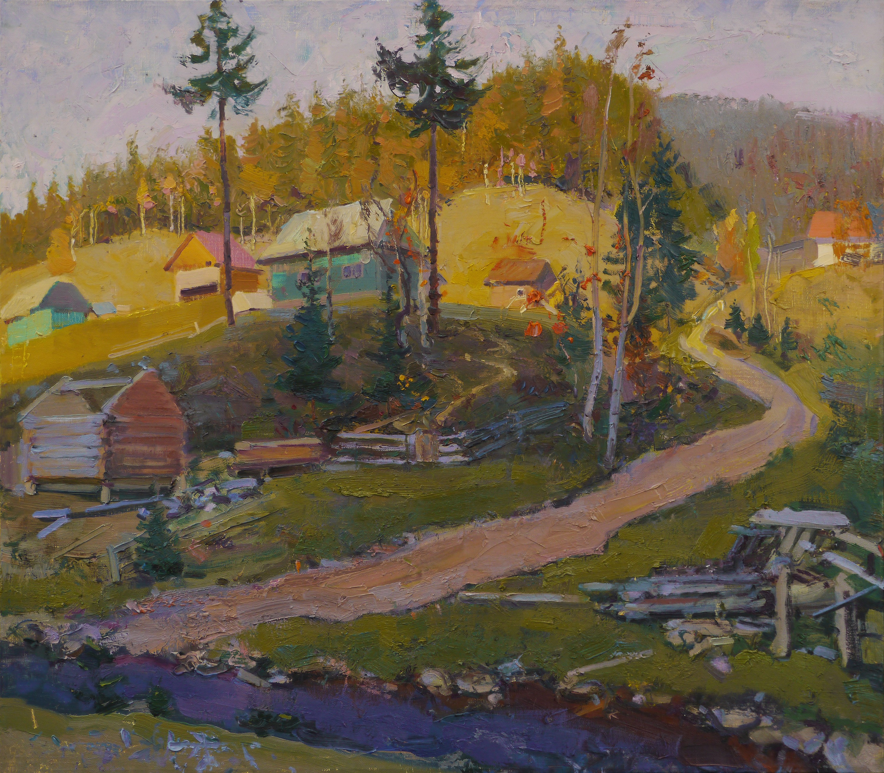 Victor Onyshchenko, Evening in the mountains Victor Onyshchenko, Evening in the mountains