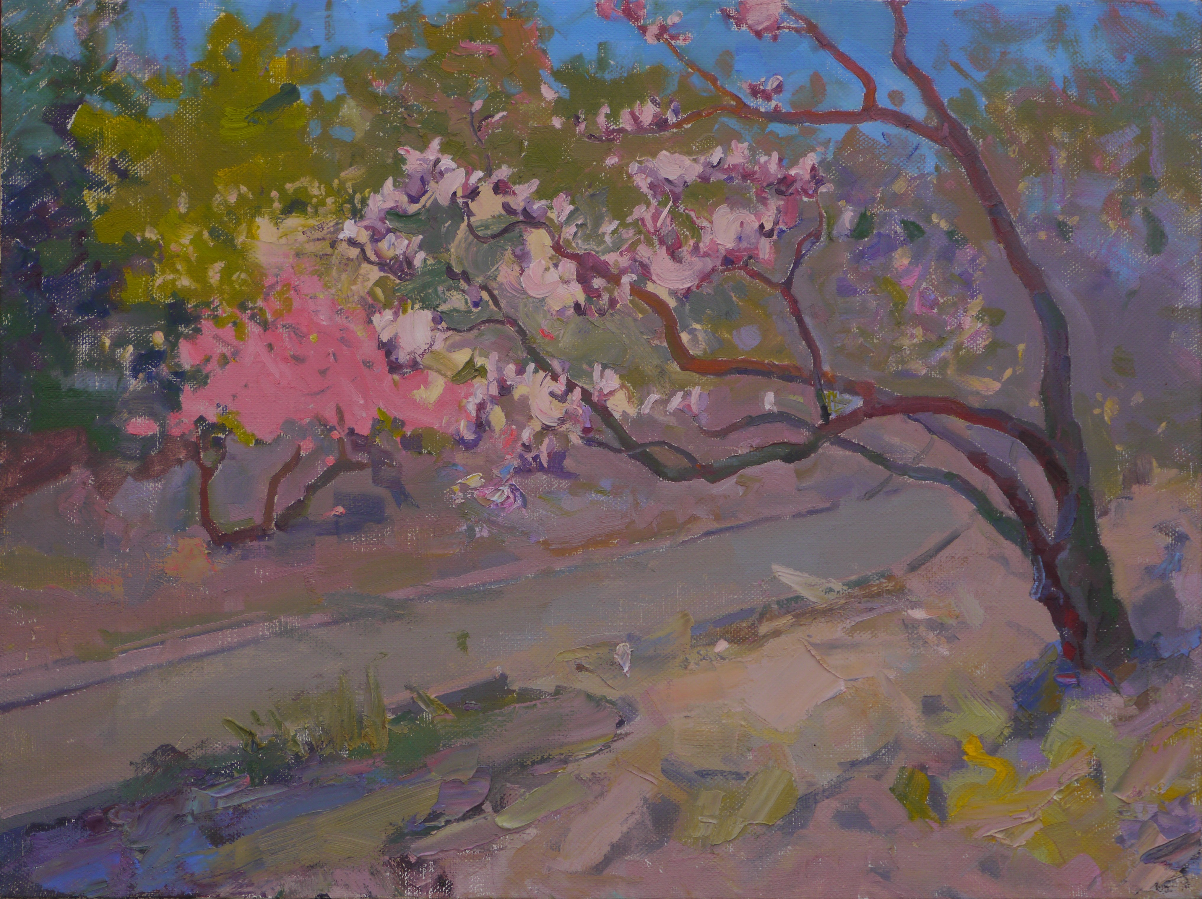 Victor Onyshchenko, Flowering magnolias Victor Onyshchenko, Flowering magnolias