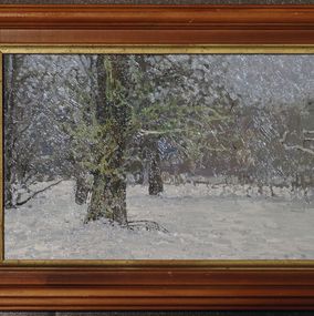 Simon Kozhin, December. Old poplar in Tsaritsyno Simon Kozhin, December. Old poplar in Tsaritsyno