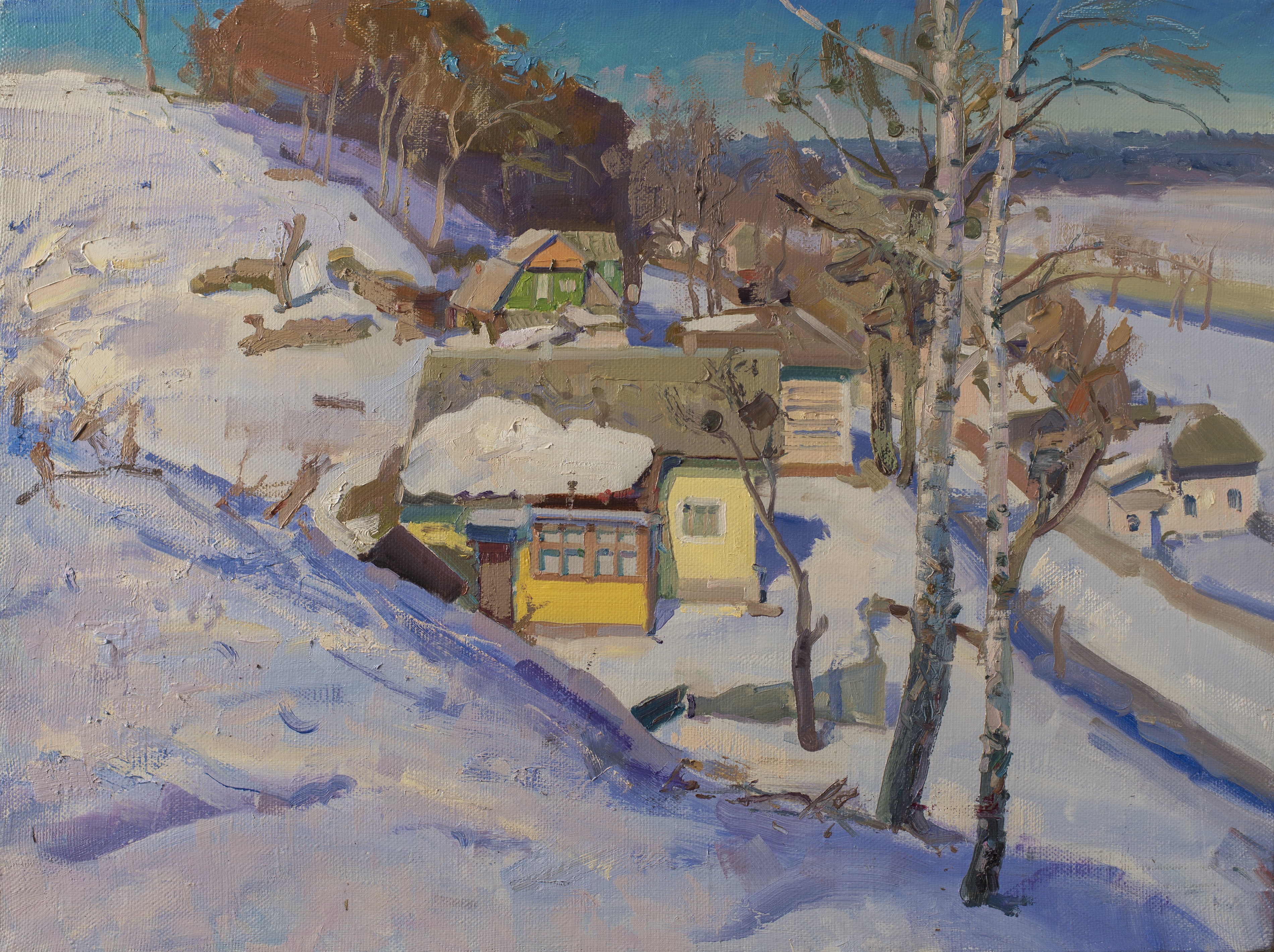 Victor Onyshchenko, Street view from the hill Victor Onyshchenko, Street view from the hill