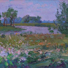 Gemälde, Summer meadow, Victor Onyshchenko
