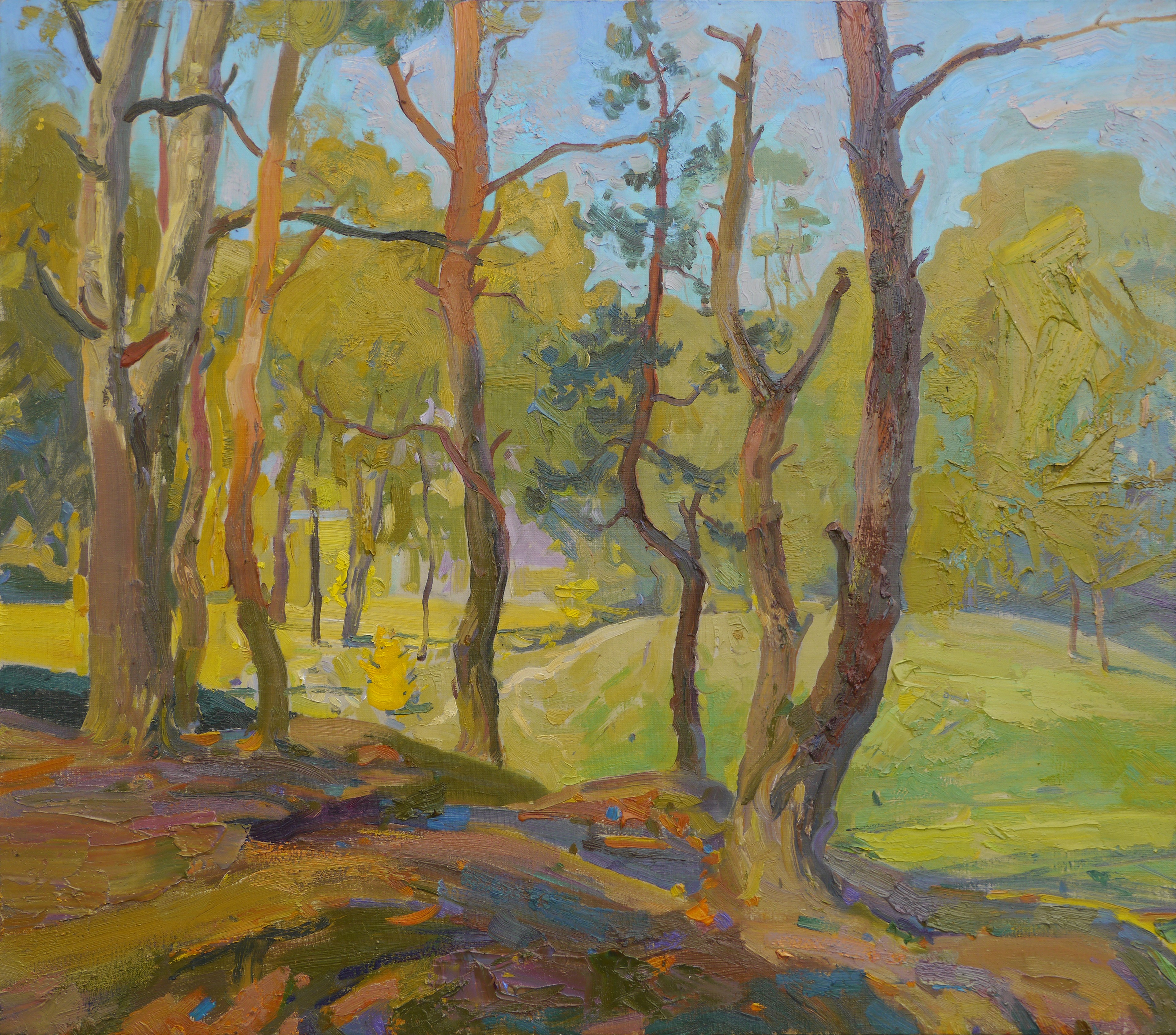 Victor Onyshchenko, Trees in october Victor Onyshchenko, Trees in october