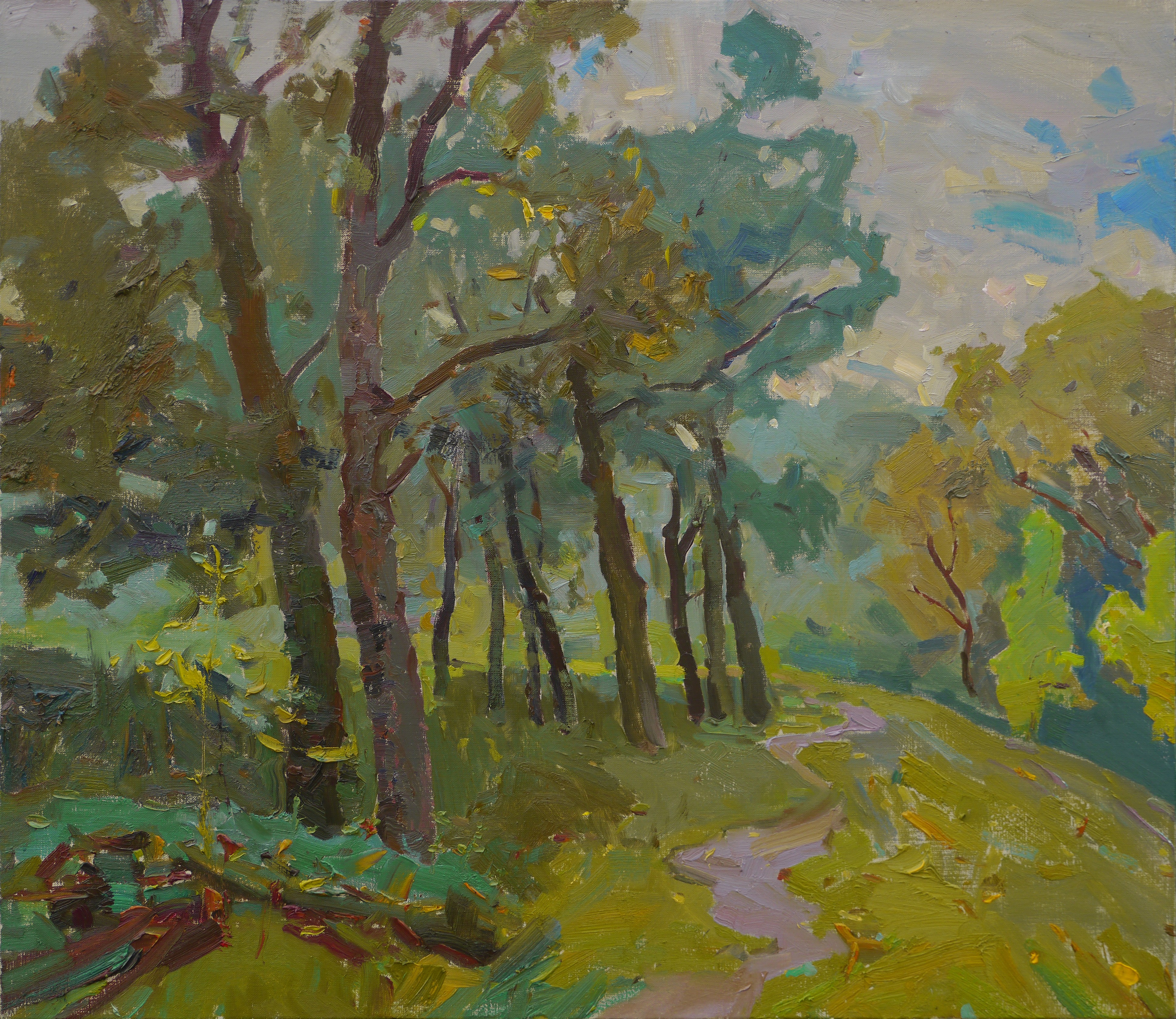Victor Onyshchenko, Trees on the lawn Victor Onyshchenko, Trees on the lawn