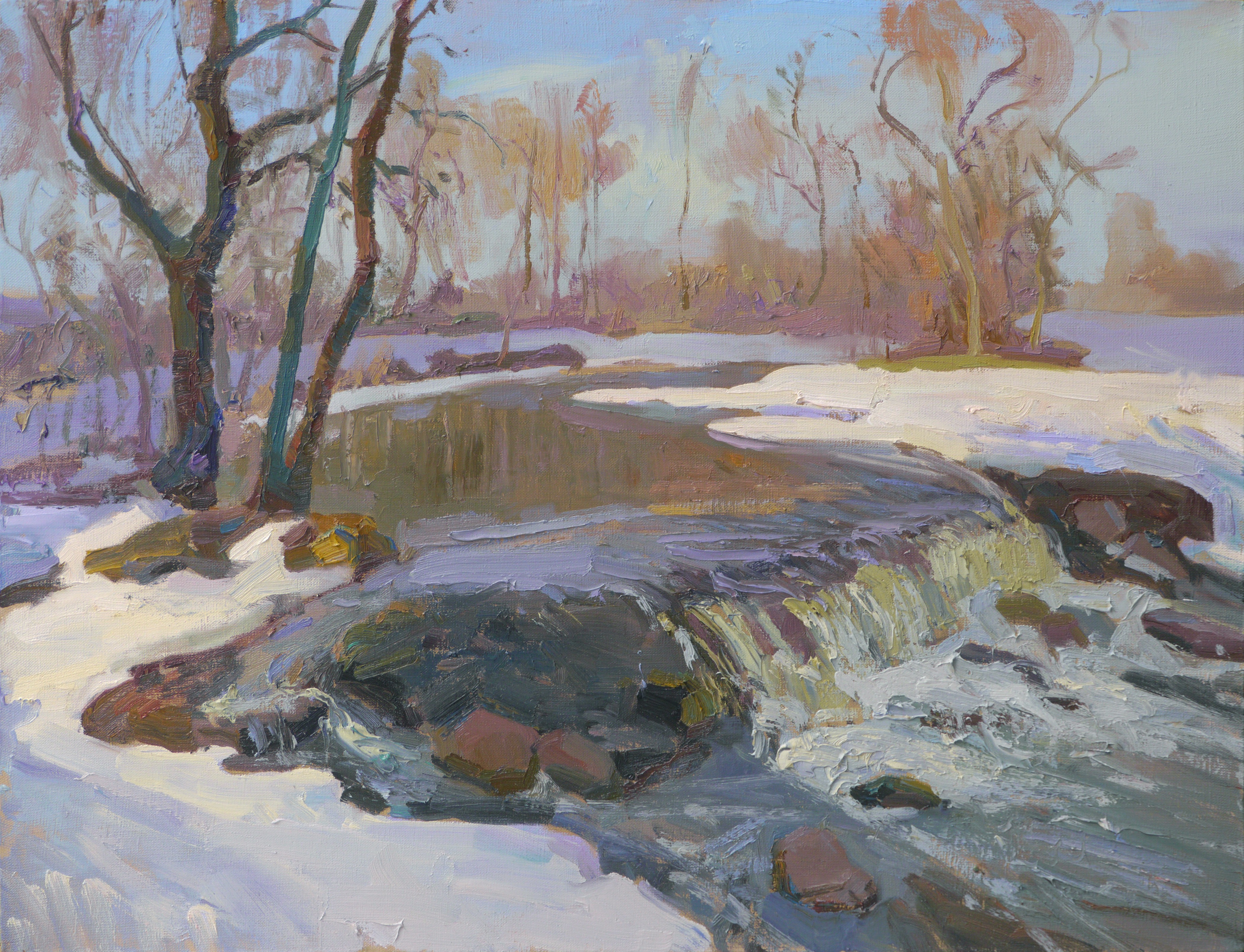 Victor Onyshchenko, Waterfall on the Belous Victor Onyshchenko, Waterfall on the Belous