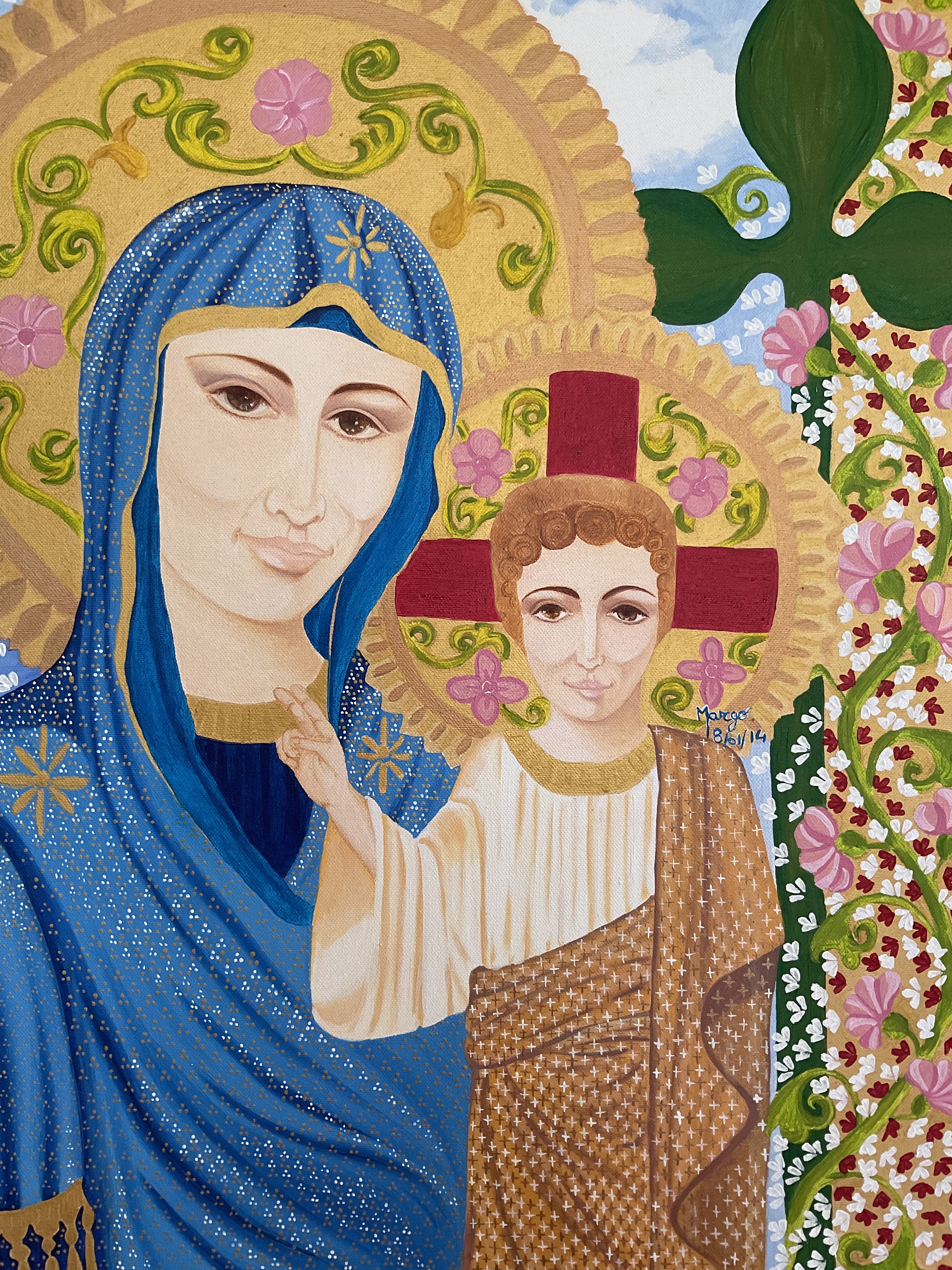 Margaret Adenor, Vierge à l'enfant / Virgin and child Margaret Adenor, Vierge à l'enfant / Virgin and child