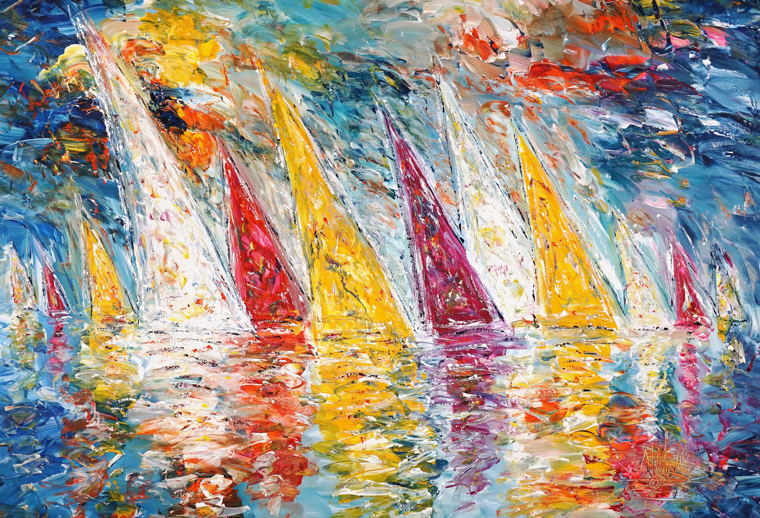 Peter Nottrott, Summer sailing impressions XL 3 Peter Nottrott, Summer sailing impressions XL 3