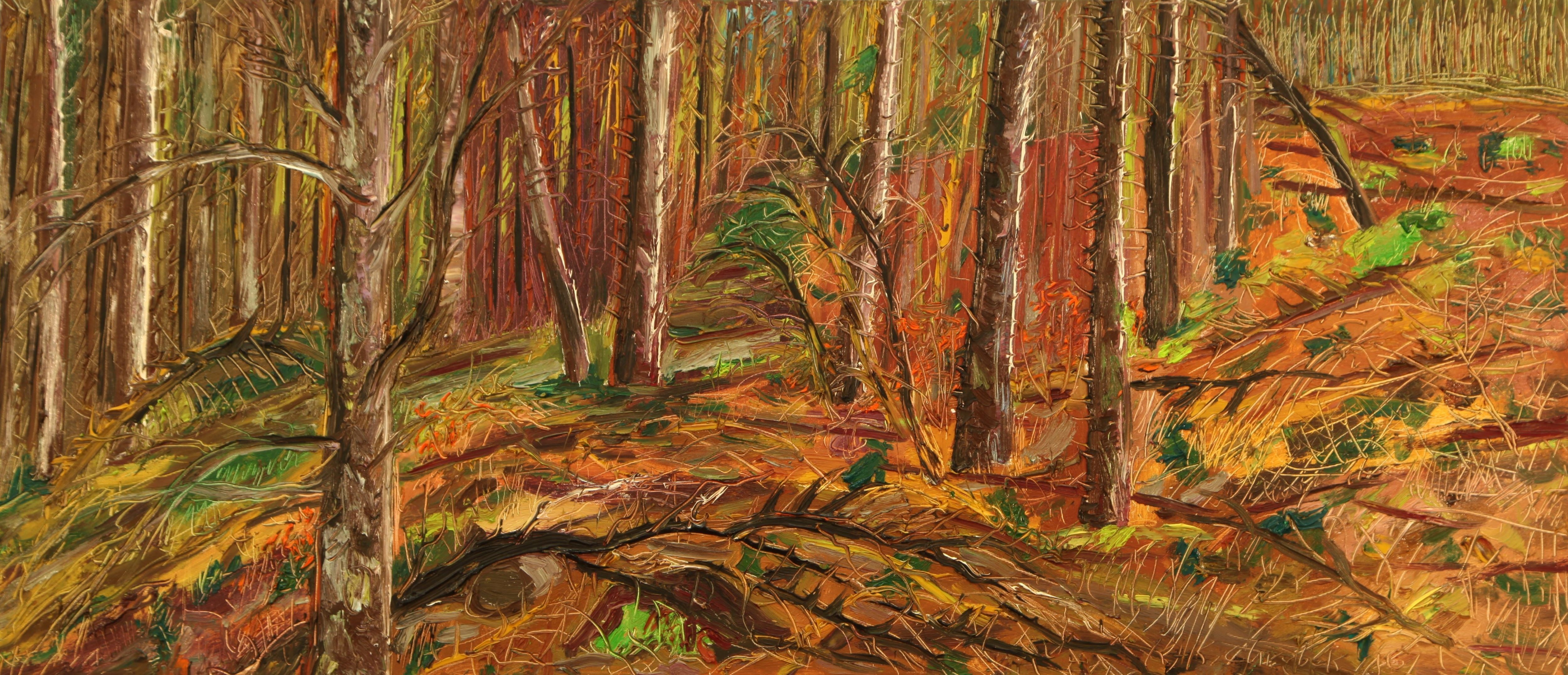 Karl-Karol Chrobok, Forest at the beginning of the year Karl-Karol Chrobok, Forest at the beginning of the year