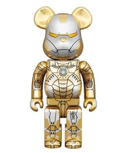 1000% Bearbrick x Sorayama Ironman Reverse, Bearbrick