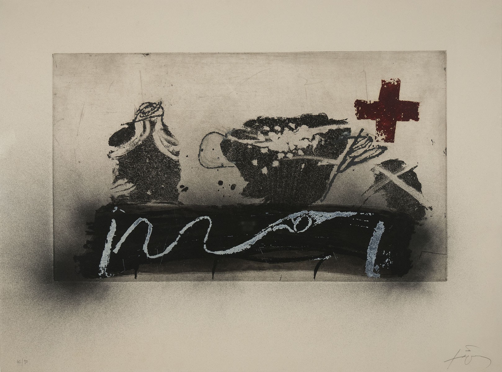 Antoni Tapies, Serpi i creu Antoni Tapies, Serpi i creu
