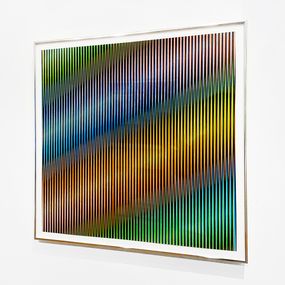 Carlos Cruz-Diez, Induction Chromatique a Double Fréquence RGB Carlos Cruz-Diez, Induction Chromatique a Double Fréquence RGB