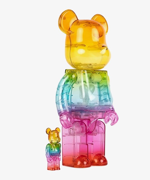 ▷ 100%/400% Bearbrick Emotionally Unavailable Gradient Heart by ...