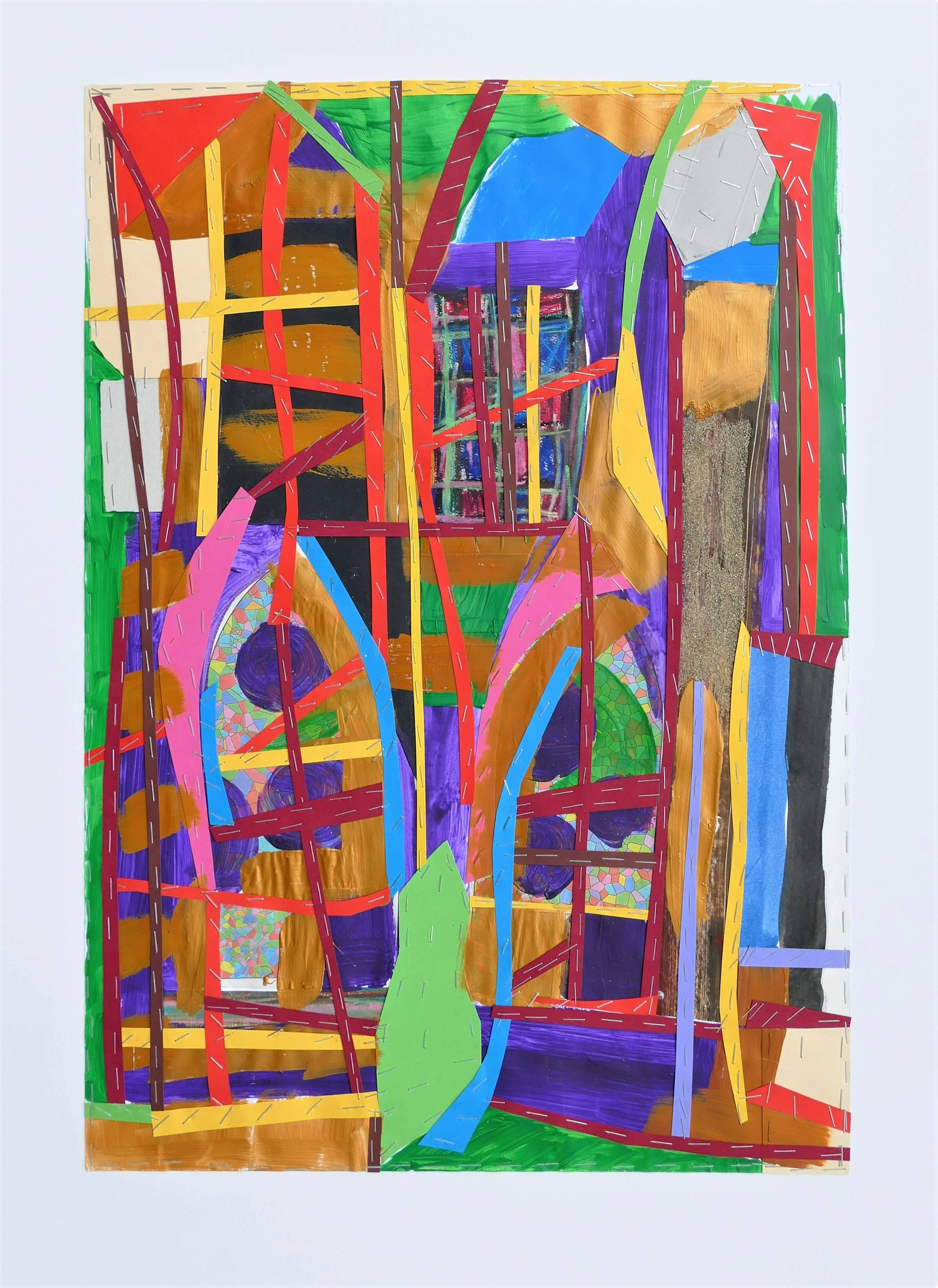 Karl-Karol Chrobok, Composition with gotic windows Karl-Karol Chrobok, Composition with gotic windows