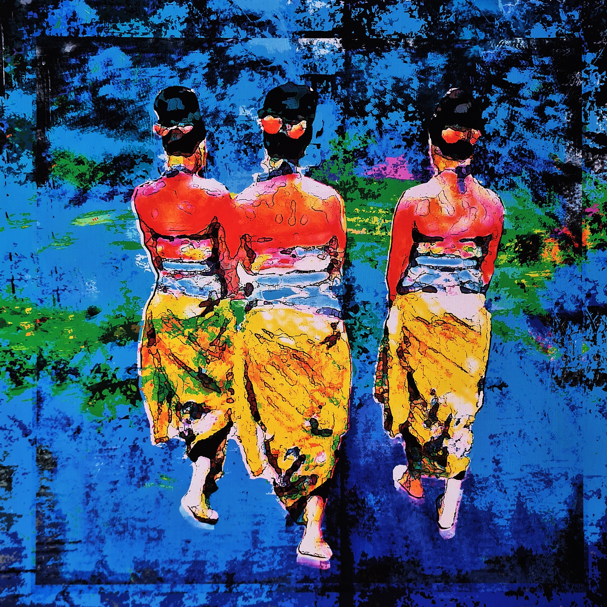 Salman Ezzammoury, Walking Women Salman Ezzammoury, Walking Women