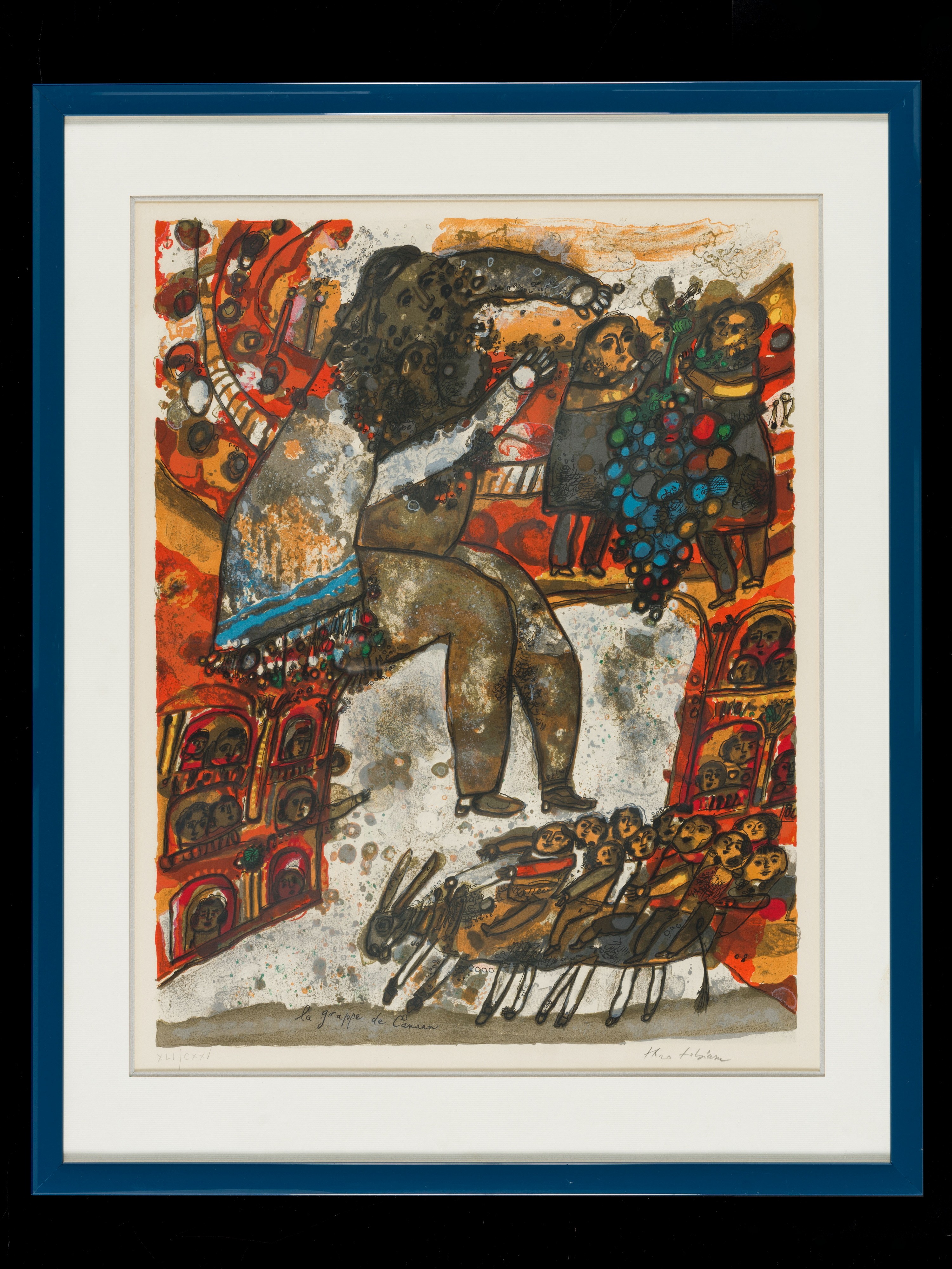Théo Tobiasse, Diaspora (ensemble de dix-huit lithographies) Théo Tobiasse, Diaspora (ensemble de dix-huit lithographies)