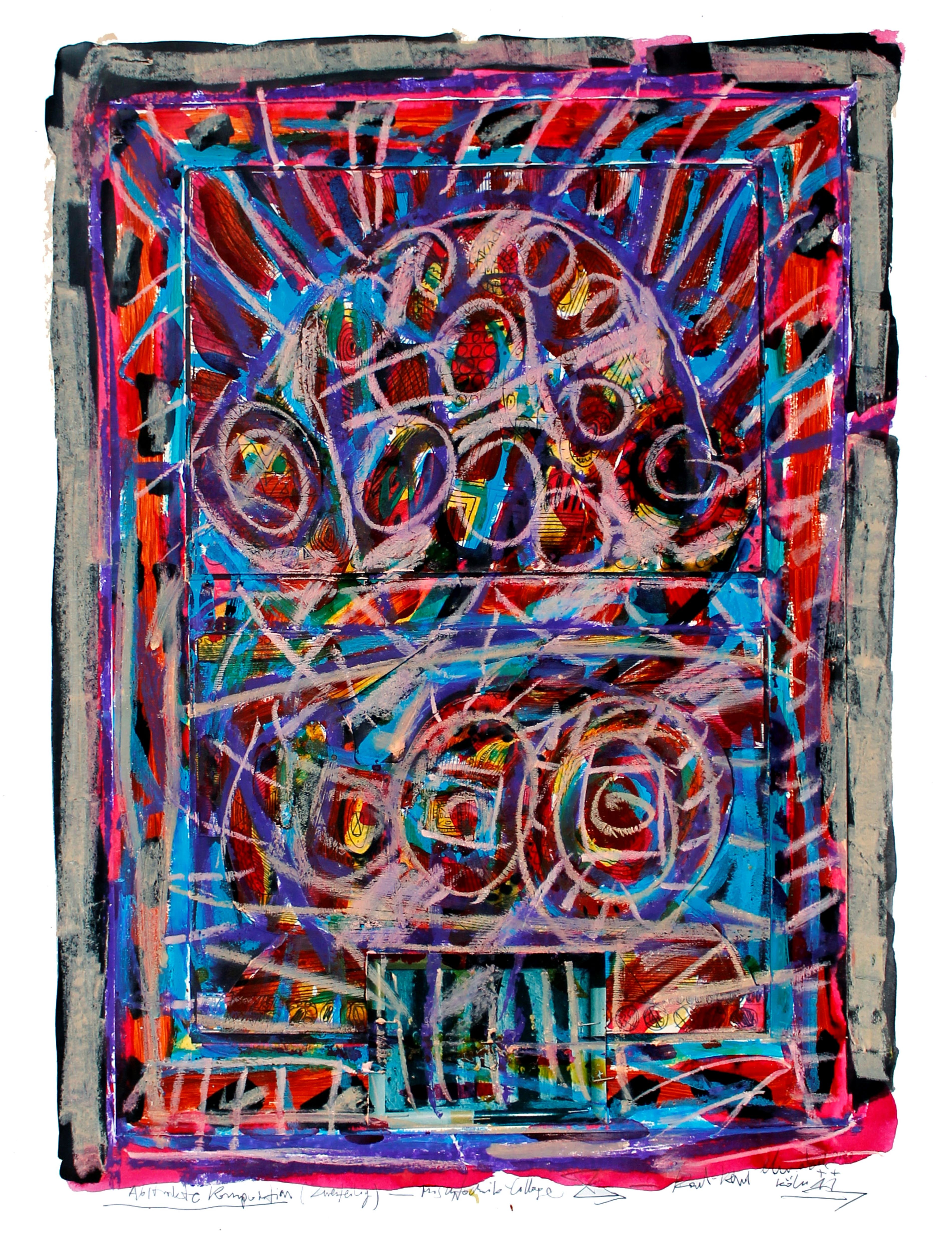 Karl-Karol Chrobok, Abstract composition / two pice Karl-Karol Chrobok, Abstract composition / two pice