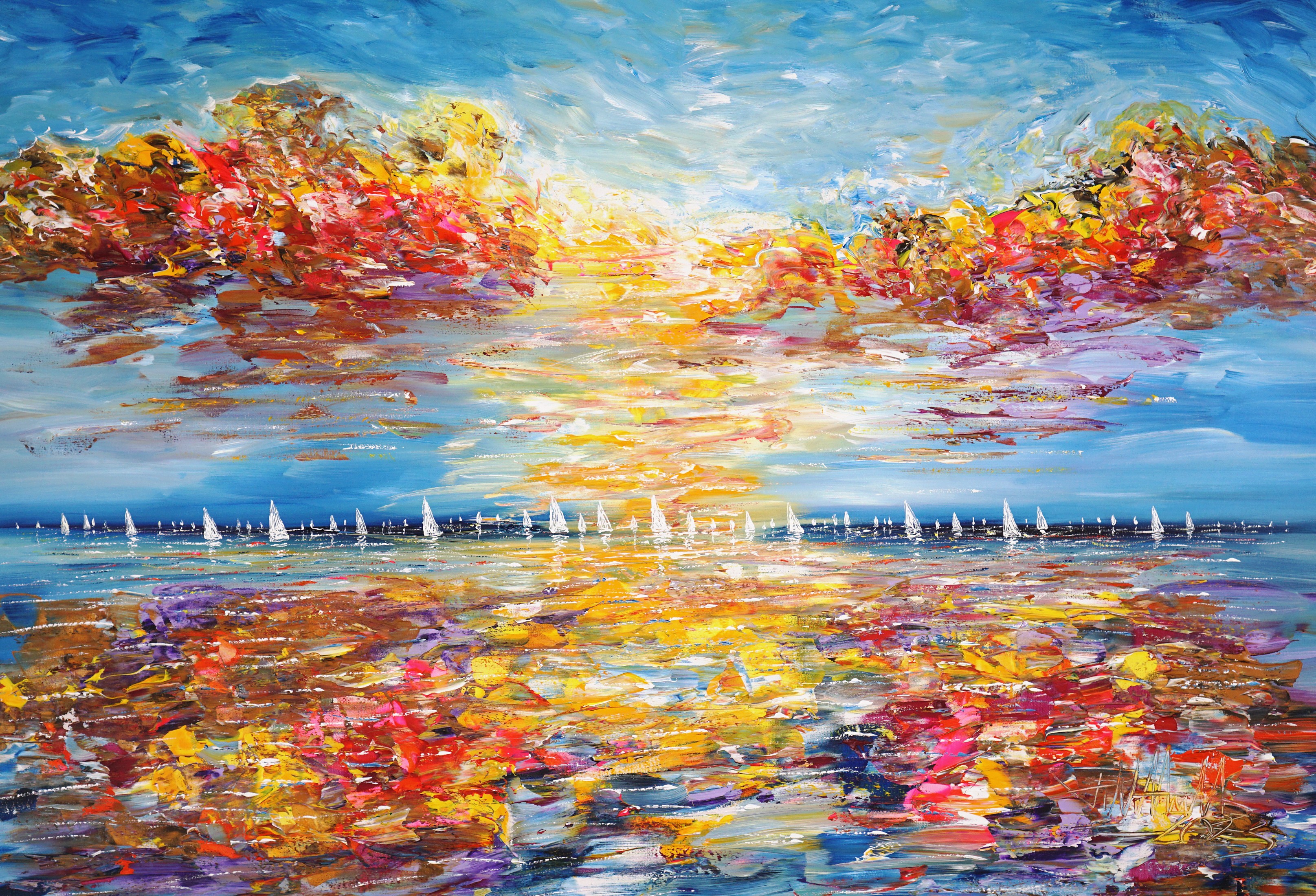Peter Nottrott, Seascape sailing impressions XL 22 Peter Nottrott, Seascape sailing impressions XL 22