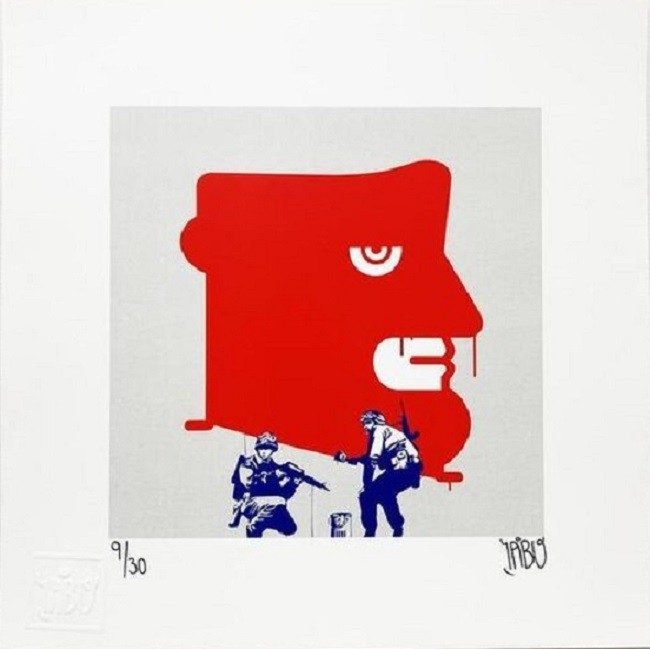 Iabo World, This is not by me (Banksy) Iabo World, This is not by me (Banksy)