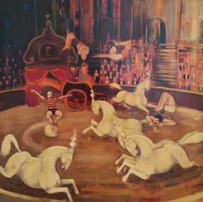 Painting, Cirque, Carlo Roselli