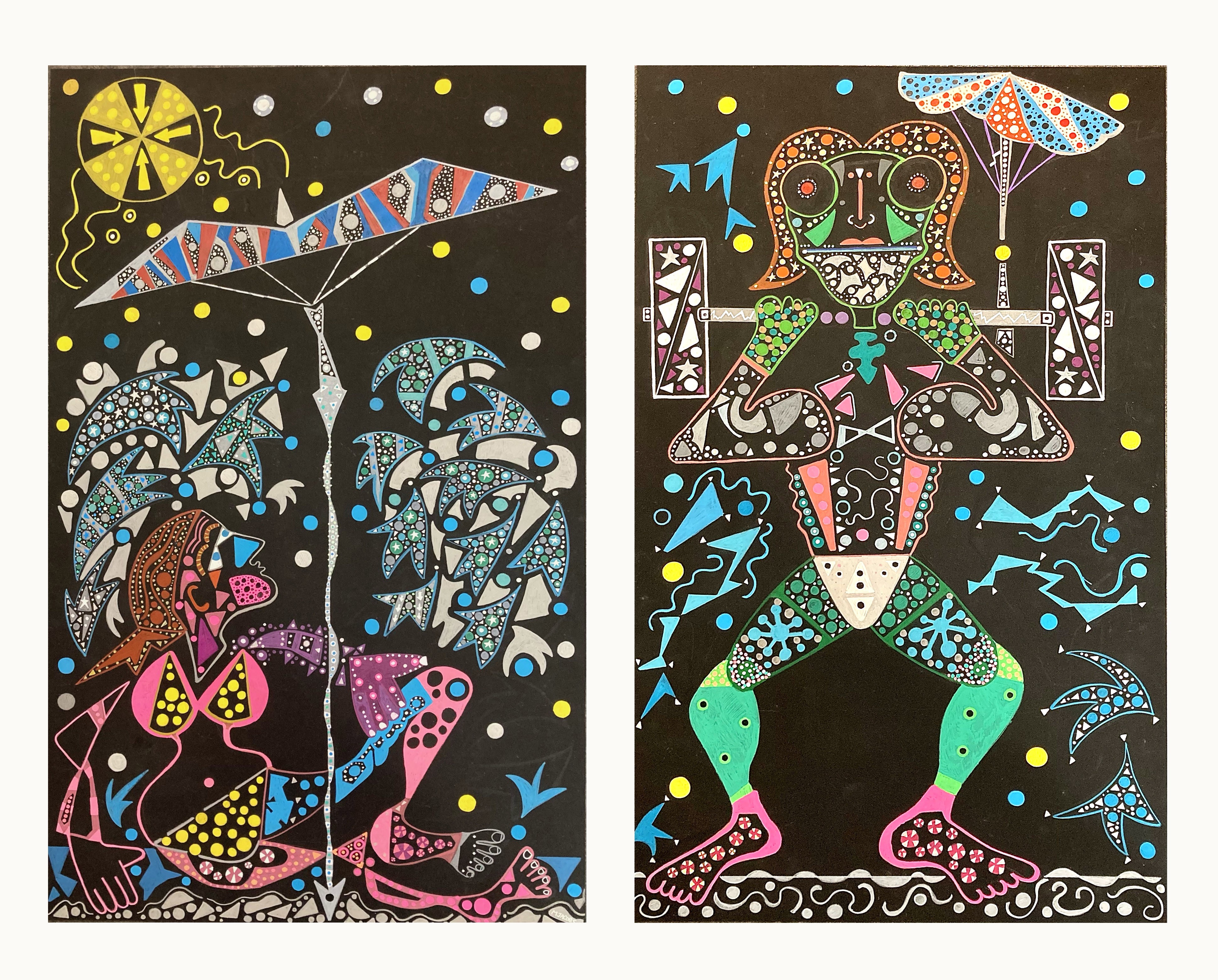 Mike Jacobs, On the beach (diptych) Mike Jacobs, On the beach (diptych)