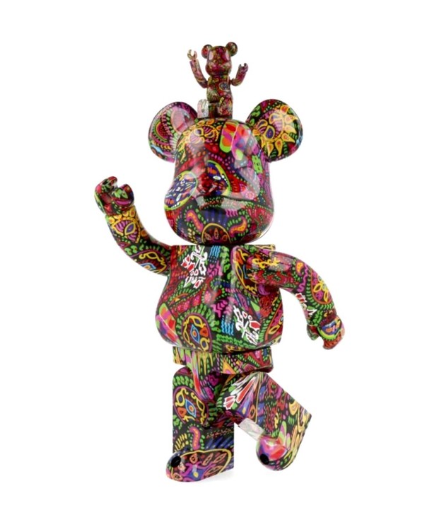 BE@RBRICK Psychedelic Paisley 100％ 400％ 材料 | endageism.com
