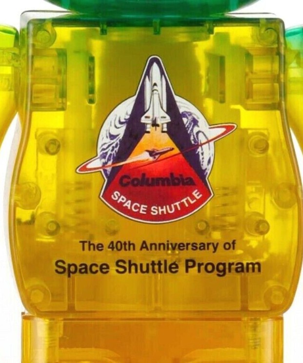 ▷ 100%/400% Bearbrick Space Shuttle (40th Anniversary) by