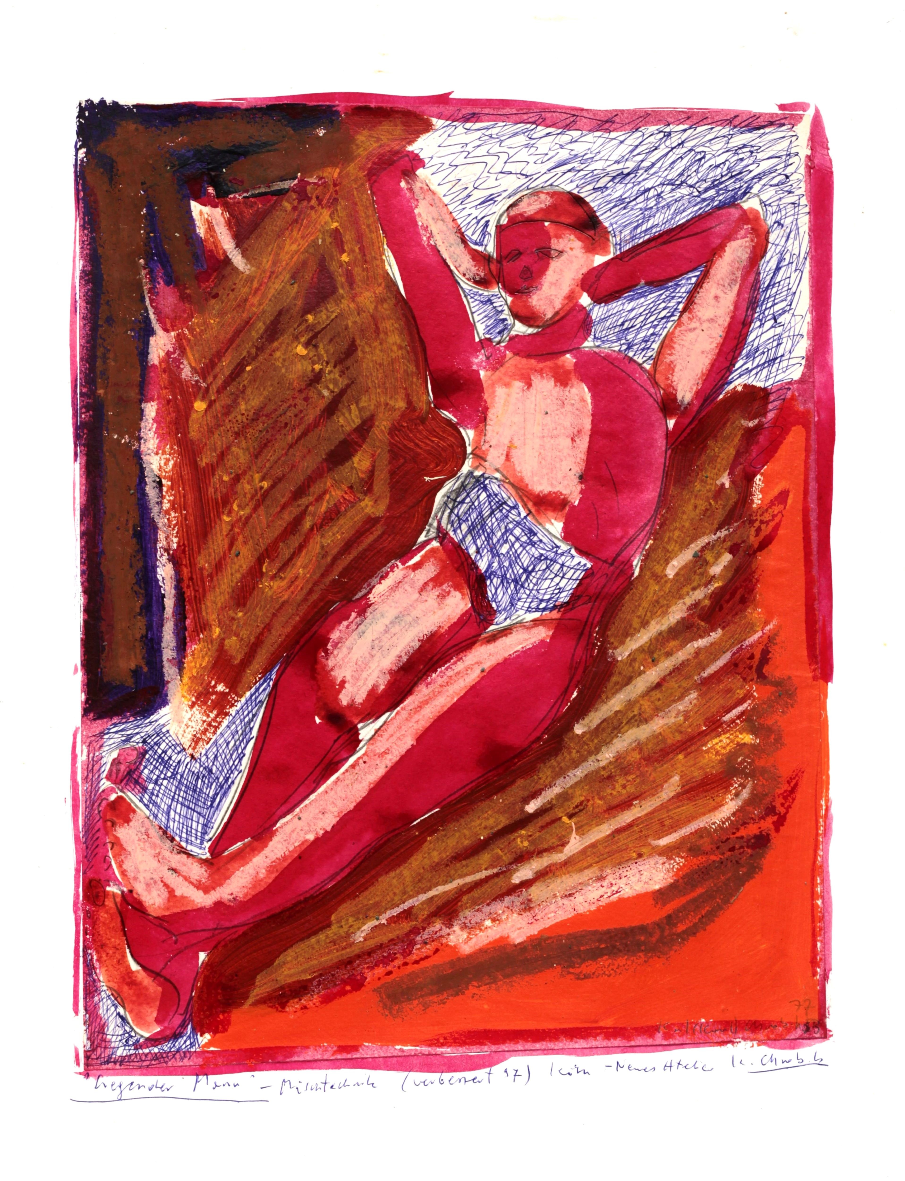 Karl-Karol Chrobok, Lying man Karl-Karol Chrobok, Lying man