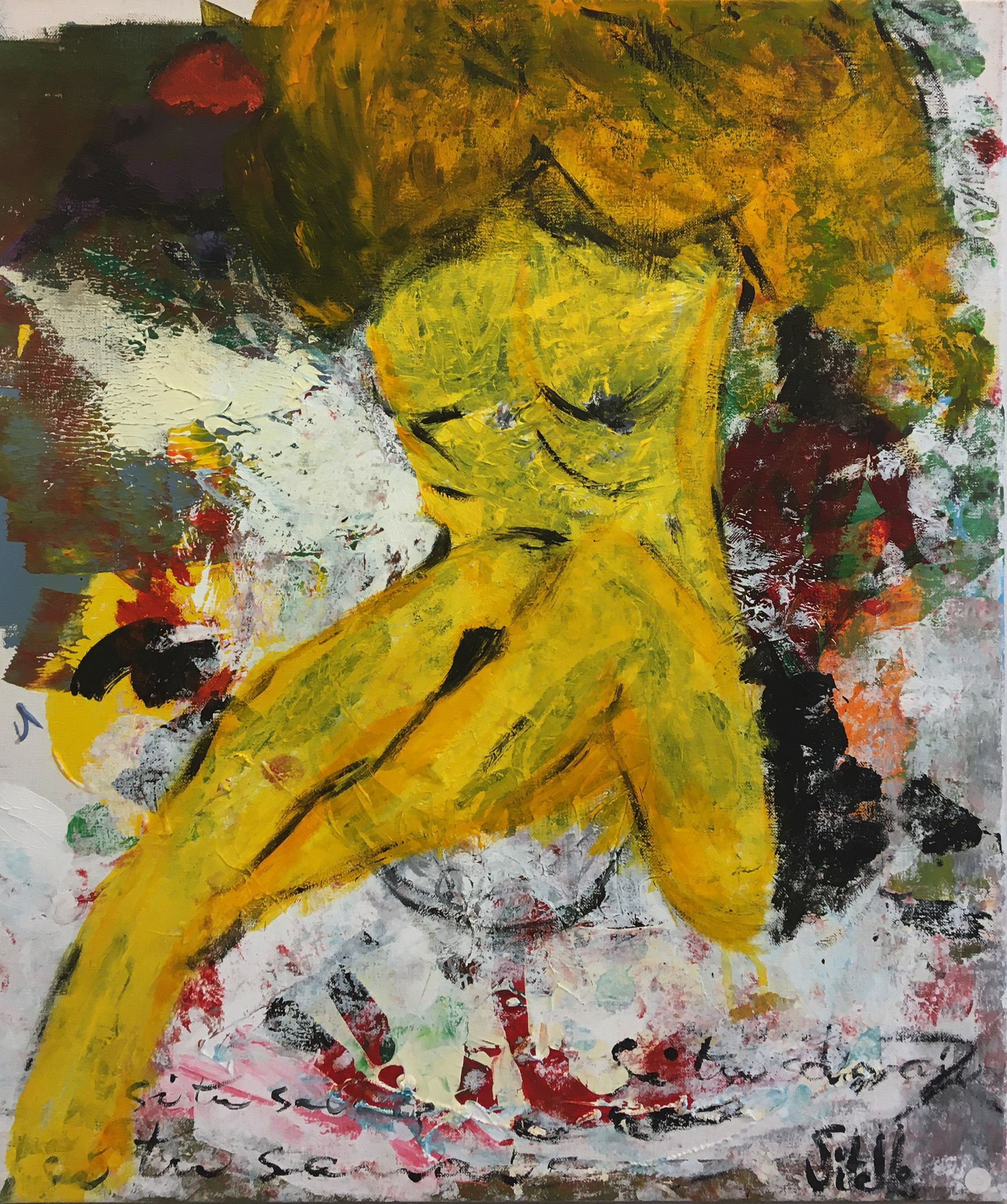 Élisabeth Gineste (Sitelle), Vénus en jaune Élisabeth Gineste (Sitelle), Vénus en jaune