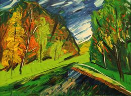 Painting, Small autumn no.6, Karl-Karol Chrobok