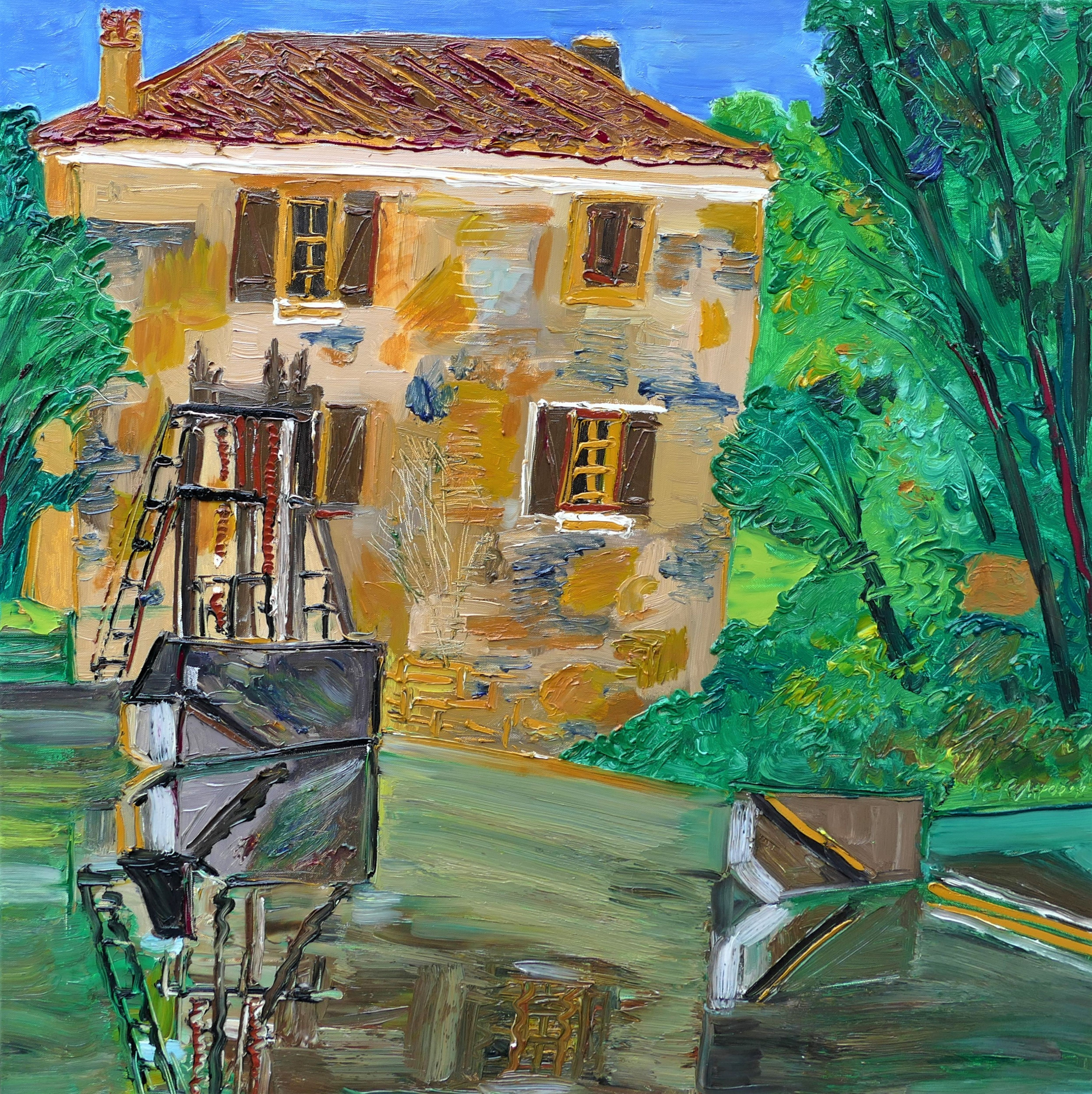 Karl-Karol Chrobok, House at the lock Karl-Karol Chrobok, House at the lock