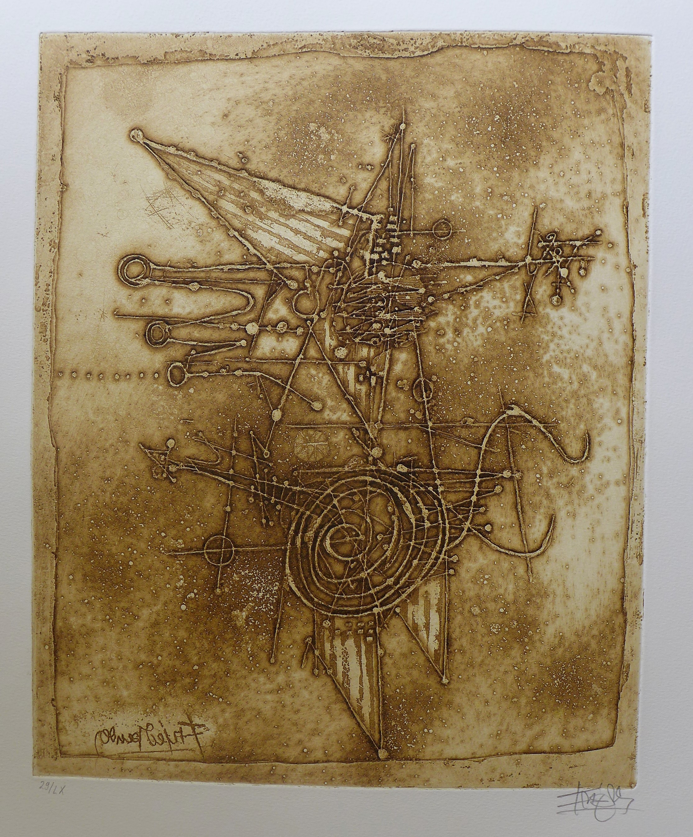 Johnny Friedlaender, Composition abstraite Johnny Friedlaender, Composition abstraite