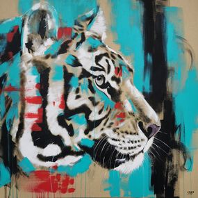 Peinture, Tiger #11 - Big cat, Stefanie Rogge