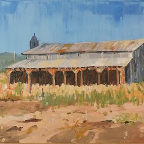 Gemälde, Front Ranch, Richard Szkutnik
