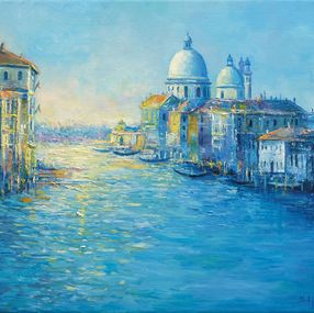 Gemälde, Magical Venice, Painting, Oil on canvas, Behshad Arjomandi