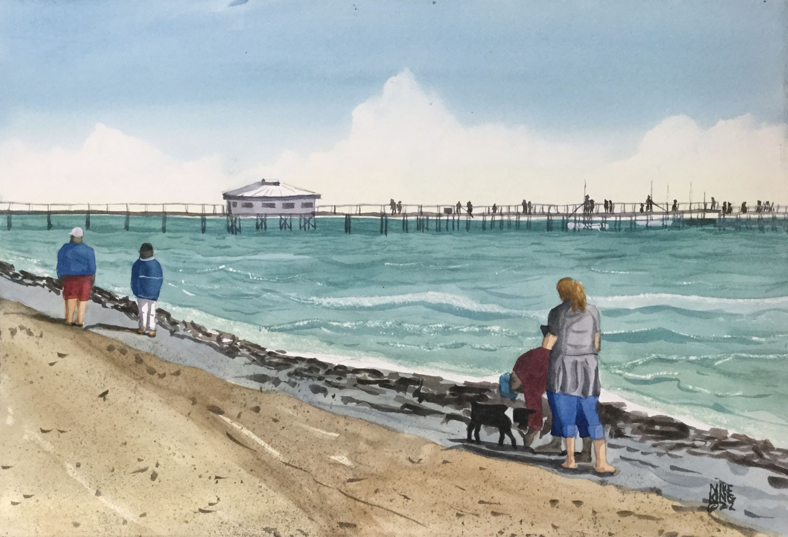 Mike King, Fort DeSoto Fishing Pier, Tierra Verde, Fl. Mike King, Fort DeSoto Fishing Pier, Tierra Verde, Fl.