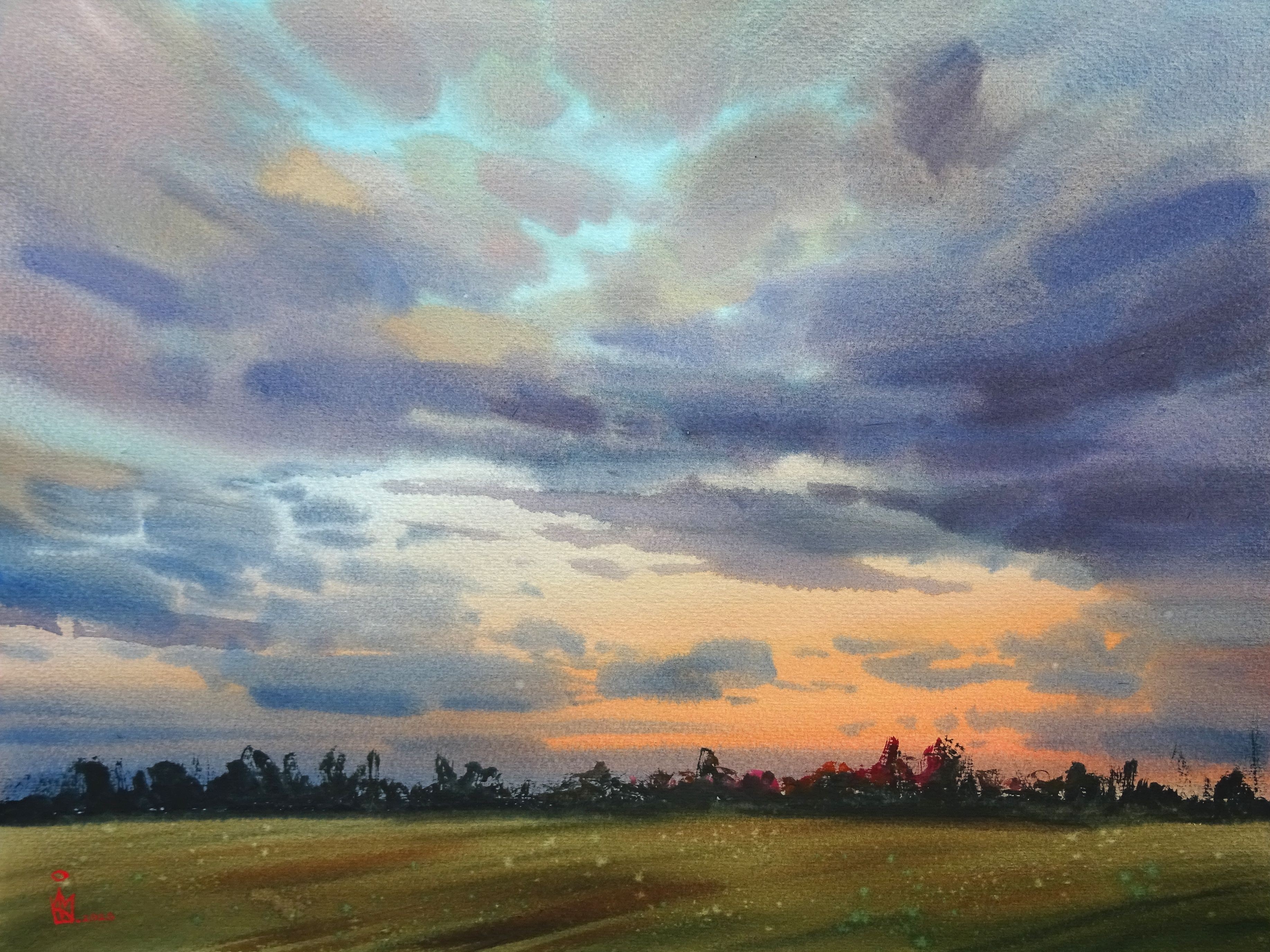 Maksym Kisilov, Orange evening Maksym Kisilov, Orange evening