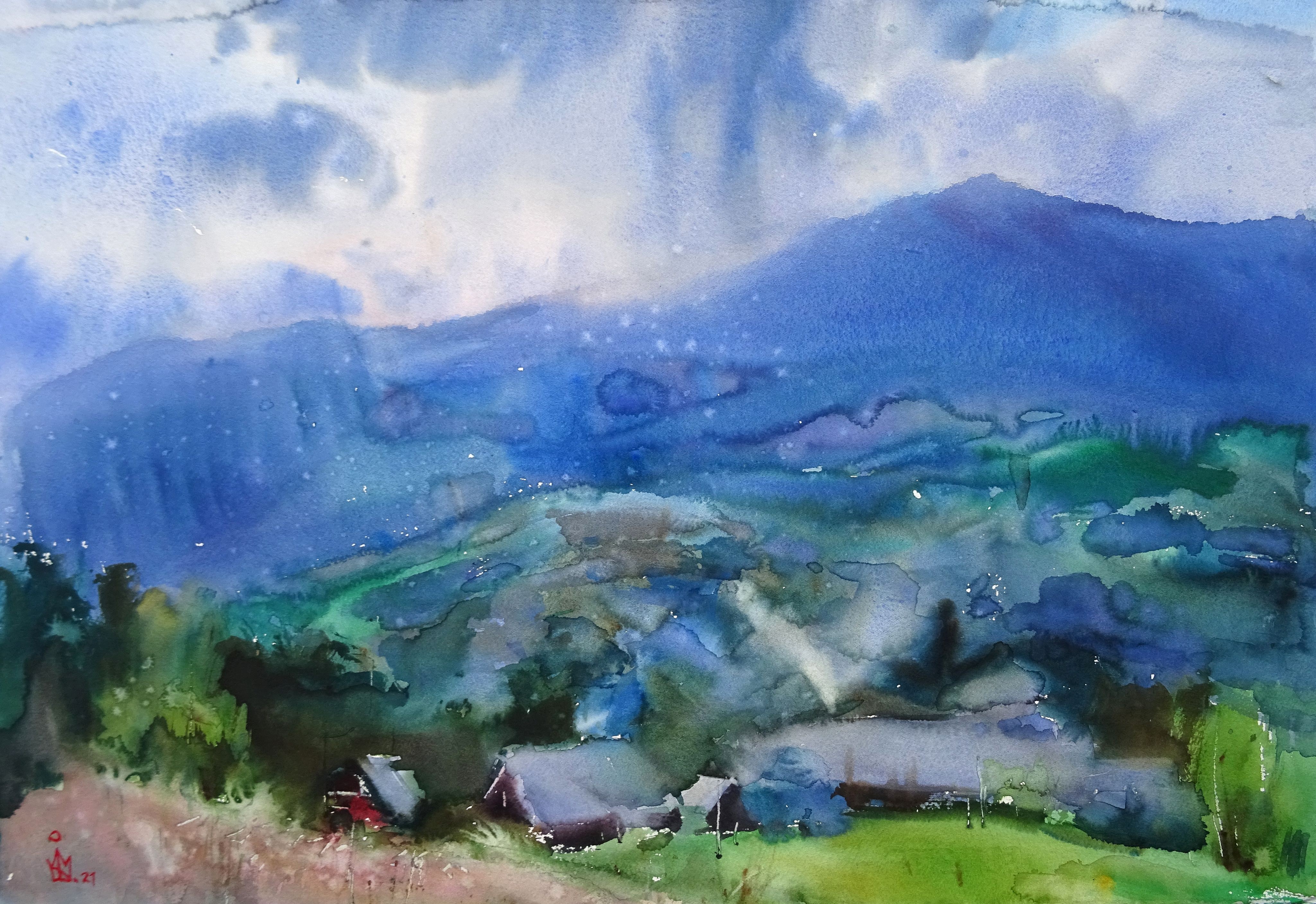 Maksym Kisilov, Evening in Vyshka Maksym Kisilov, Evening in Vyshka