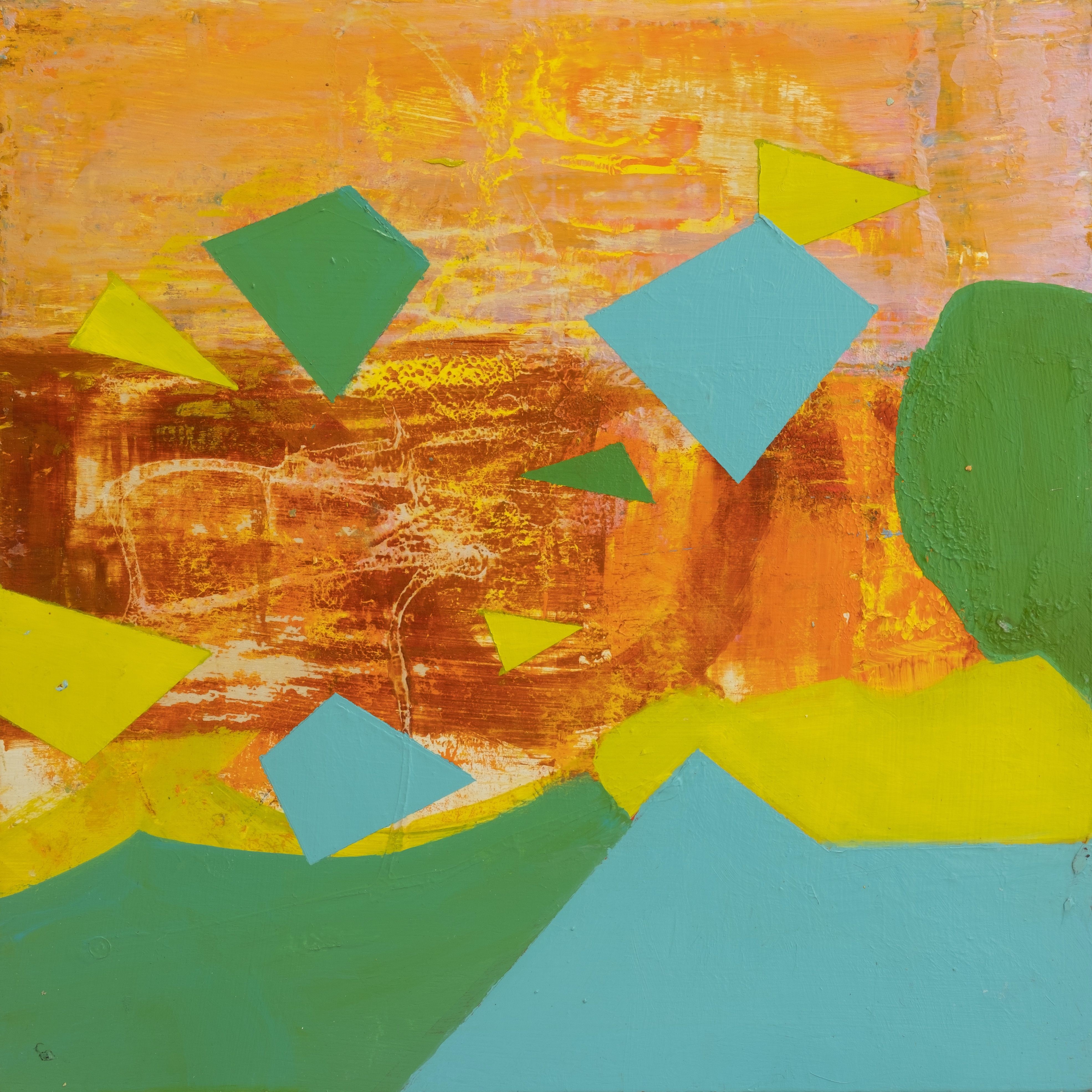 Anne B Schwartz, 403 Shapes near Mars, Painting, Acrylic on wood panel Anne B Schwartz, 403 Shapes near Mars, Painting, Acrylic on wood panel