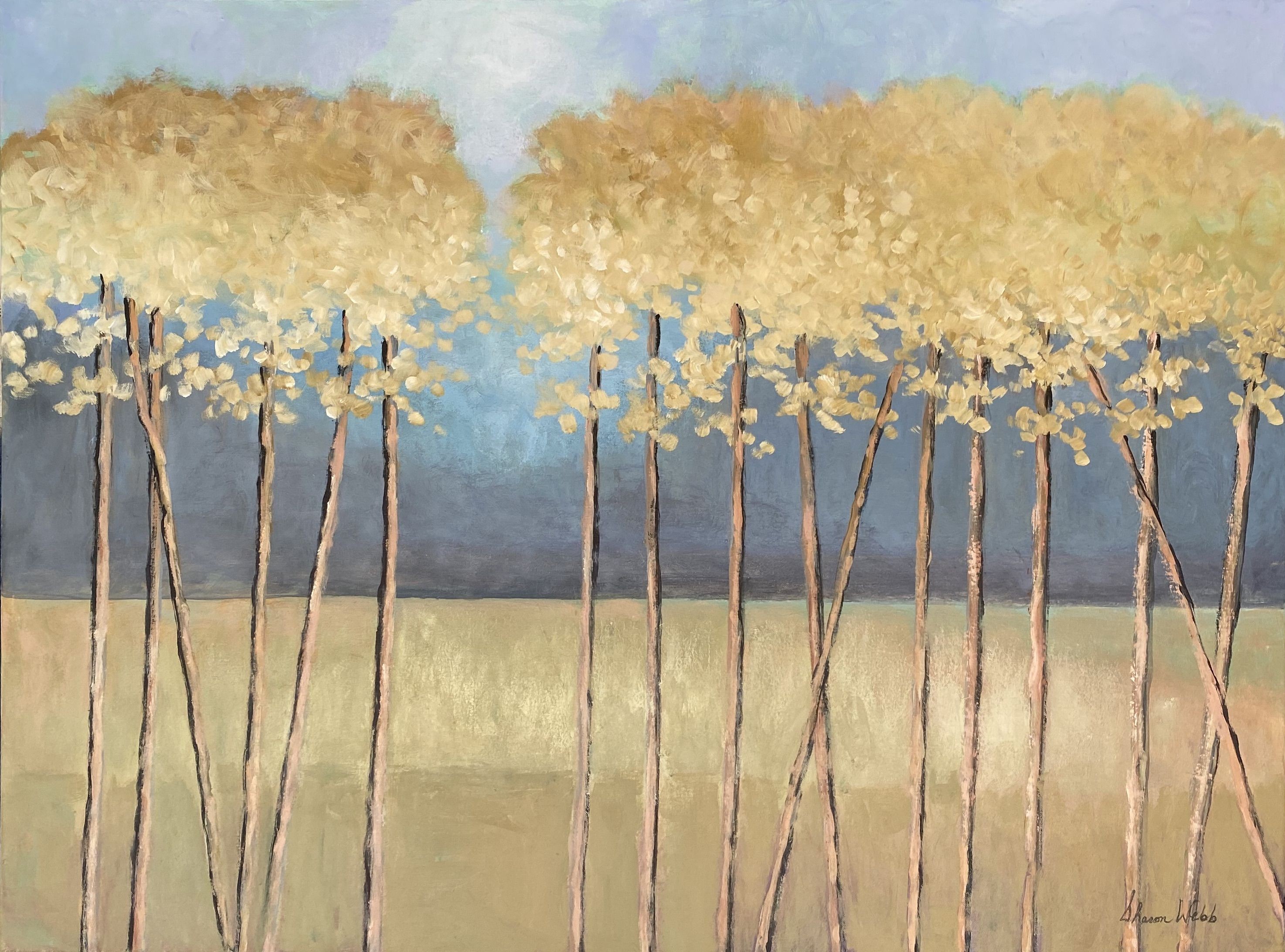 Sharon Webb, Through the trees and into the woods #32 Sharon Webb, Through the trees and into the woods #32