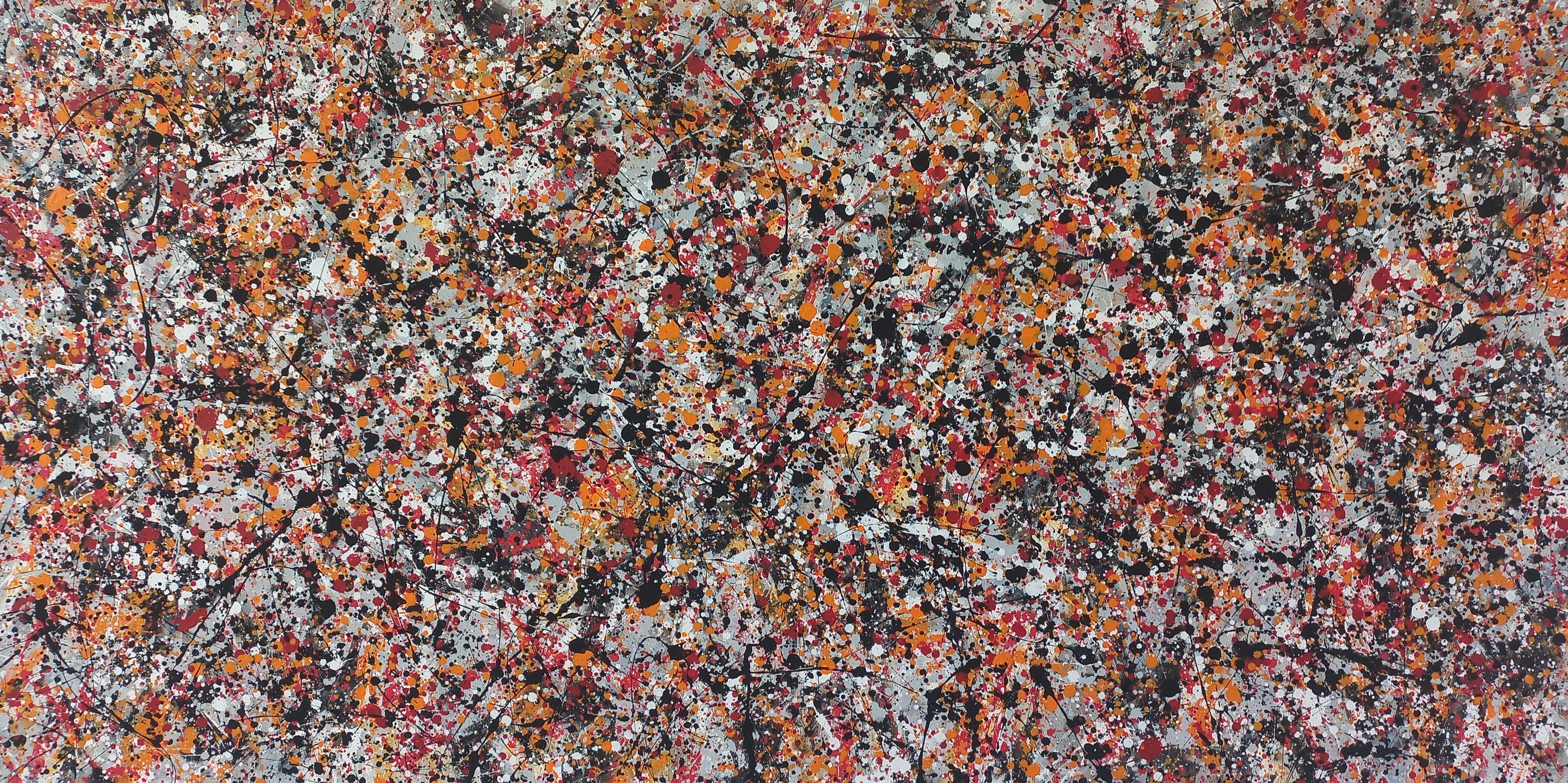 Max Yaskin, Abstract J. Pollock style painting by M.Y. Max Yaskin, Abstract J. Pollock style painting by M.Y.