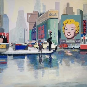 Gemälde, New York City - Marilyn Monroe, Danuta Dabrowska-Siemaszkiewicz