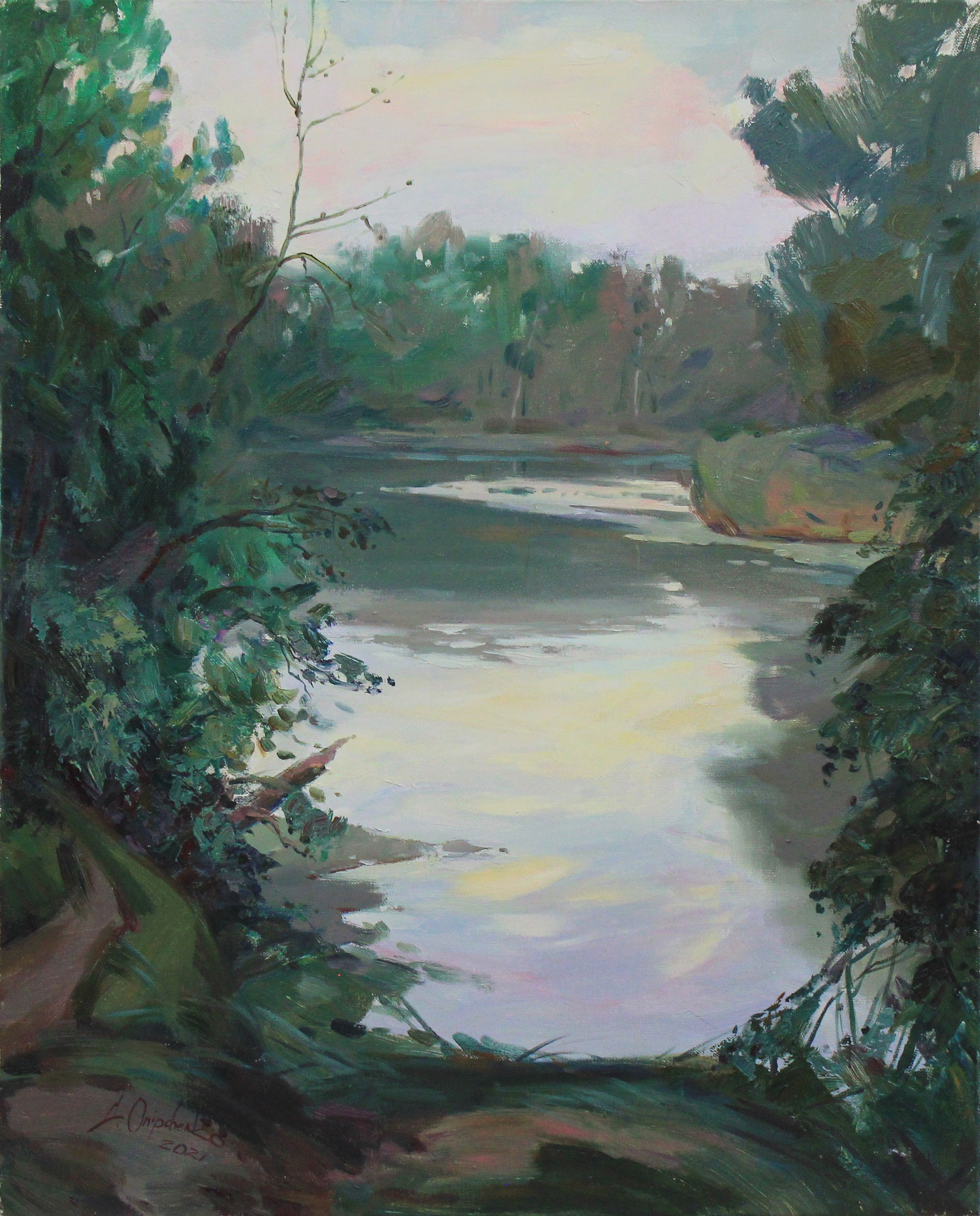 Alisa Onipchenko-Cherniakovska, Twilight, Painting, Oil on canvas Alisa Onipchenko-Cherniakovska, Twilight, Painting, Oil on canvas